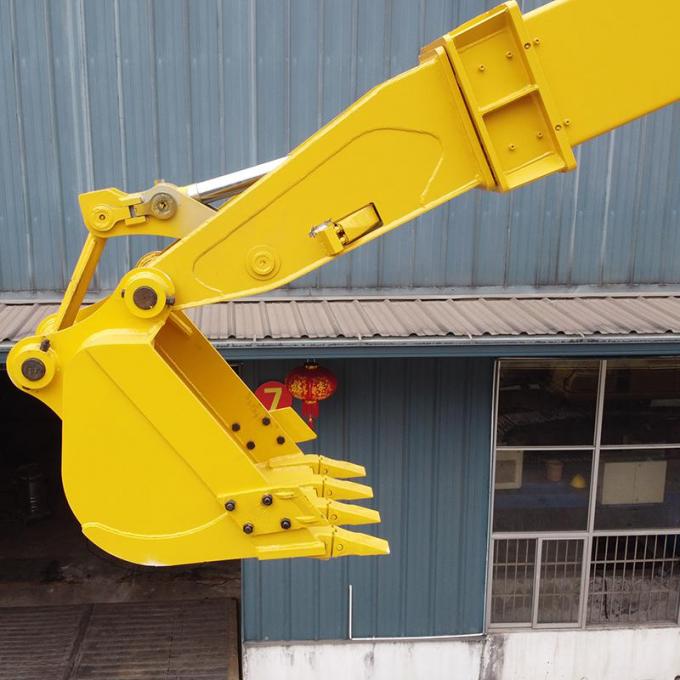 Q345B Two Inner Excavator Telescopic Boom Dipper Arm Blue