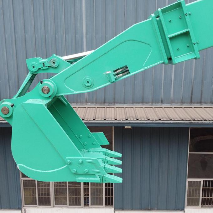 Q345B Two Inner Excavator Telescopic Boom Dipper Arm Blue