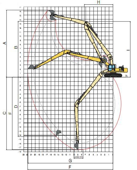 Demolition Arm Model Construction Deep Digging Long Boom Arm For Demolition High Reach Excavator