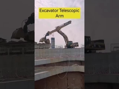 Telescopic boom telescopic excavator telescopic excavator arm excavator boom arm