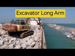 Excavator long arm excavator long reach arm for grabbing stone