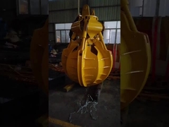 Excavator grapple excavator orange peel grapple grab for excavator