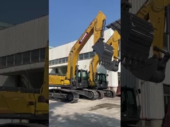 Enhanced Excavator Telescopic Arm with Standard Bucket for Digging Soil