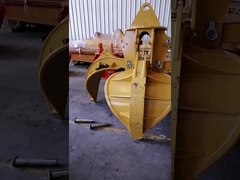 1 Ton - 65 Ton Excavator Mechanical Grapple For Grabbing Stone Wood