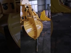 Excavator Grapple Grabbing Steel Stone Gravel Excavator Attachments