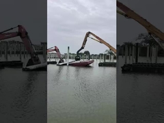 Excavator pile arm pile boom excavator long reach arm long arm long boom for cat hitachi 