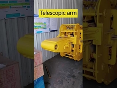 Telescopic Excavator with Clamshell Bucket with Teeth for Grabbing Excavator Long Arm