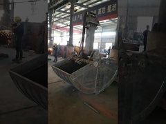 Long Boom Arm Excavator with Bucket