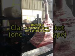 View Excavator Teledipper With Clamshell Bucket With Teeth For Construction Demo