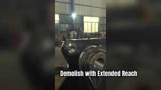 Excavator Demolition Arm with Crusher Shear Demolition Boom for Excavator
