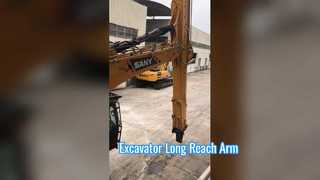 25m 30m Excavator Telescopic Arm with Clamshell Bucket Telescopic Boom for Excavator