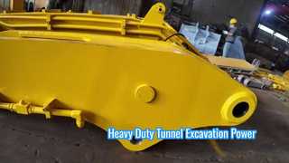 Heavy Duty Excavator Tunnel Arm with Breaker Bucket Excavator Rock Arm