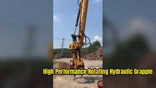 A Closer Look: OEM Services Provided 360 Degrees Rotation Hydraulic Grapple with 2 Cylinders