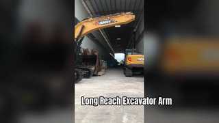 Our Factory: Excavator Long Arm Telescopic Arm for Excavator with Clamshell Bucket