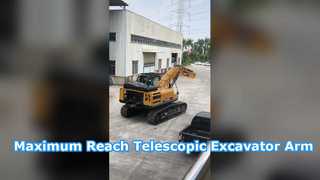 View Durable Two-Section Telescopic Arm for Excavators - Maximum Reach and Versatility Demo