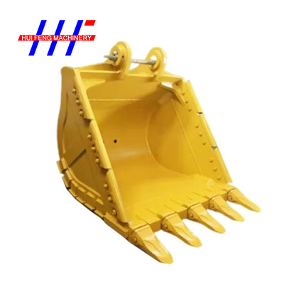 1.5m3 Cat Excavator Buckets Hardness Steel Main Pin Hydraulic Thumb