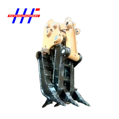 Multifunctional Hydraulic Rotating Grabs Excavator Pipe Grapple For Excavator