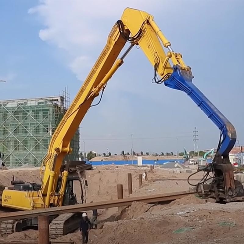 Pile Driving Excavator Boom Arm 2400kg Telescopic Dipper Arm Excavator