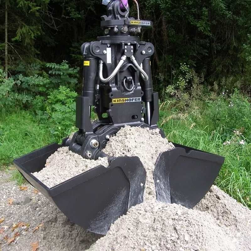 1000mm Excavator Clamshell Bucket Backhoe 360 Degree Rotation