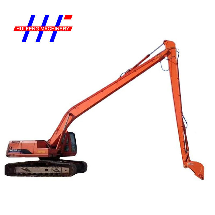 ISO9001 Boom Arm Bucket 40T Subway Construction Long Arm Backhoe