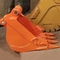 1.5m3 Cat Excavator Buckets Hardness Steel Main Pin Hydraulic Thumb