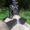 1000mm Excavator Clamshell Bucket Backhoe 360 Degree Rotation