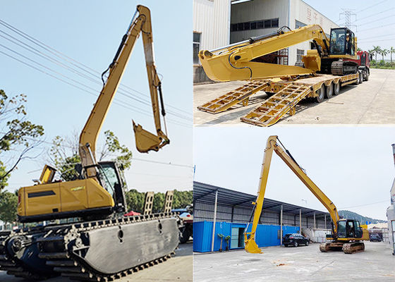 20m Excavator Long Reach Boom Arm For Unload Sand Soil deep foundation