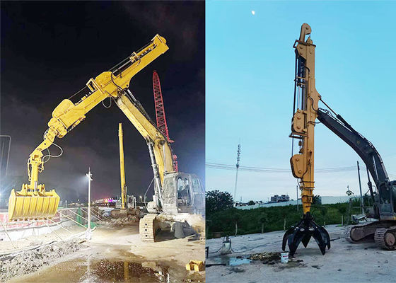 35m Excavator Telescopic Dipper Arm For Construction Work Big Bucket Capacity