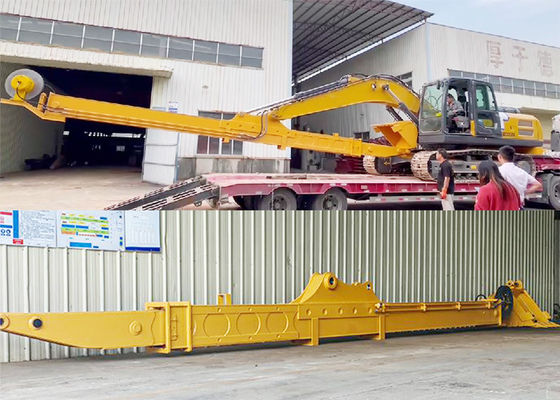 Digging Foundation Pit Excavator Telescopic Arm Two Section For 20 Ton 30 Ton 55 Ton