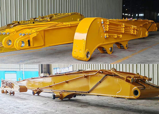 16m 18m 19m Excavator Piling Boom And Arm Pile Driver Attachment High Strength