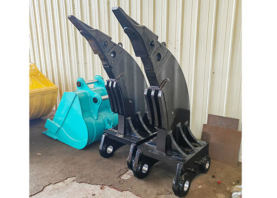 1 Ton-55 Ton Q355B Excavator Ripper For Digging Hard Sand Hard Rock