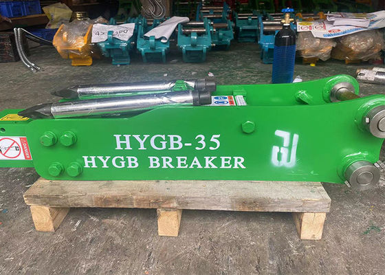 20 Ton 55 Ton Excavator Hydraulic Breaker For Breaking The Rock Road