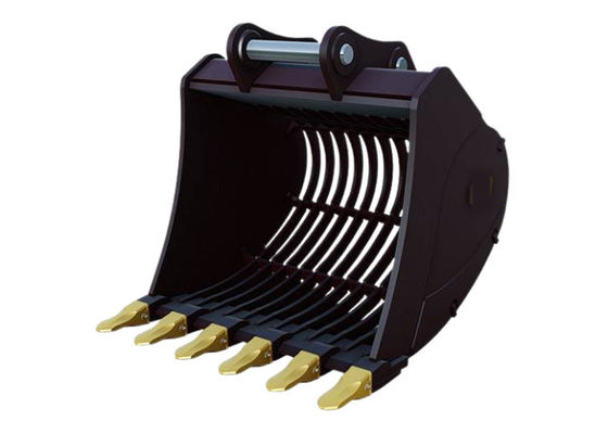 1 Ton 0.5cbm Construction Work Excavator Skeleton Bucket For Cat Hitachi Komatsu
