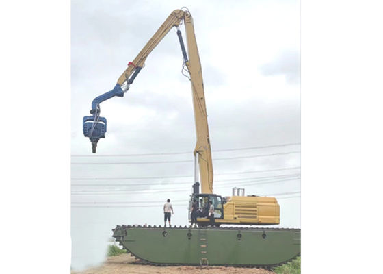 Customized Excavator Piling Boom Arm Sheet Piling Attachment For Construction Work