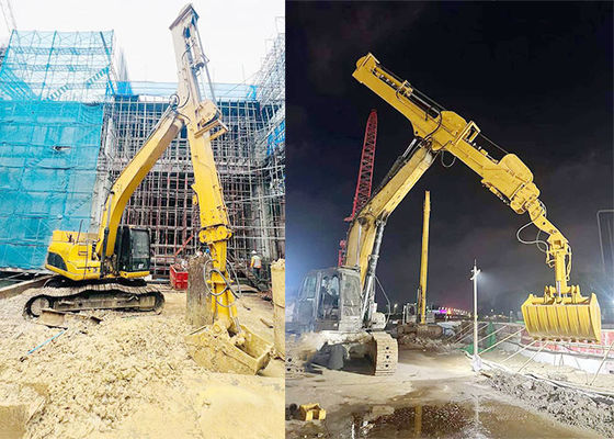 Telescopic Excavator Telescopic 25m 30m 32m With Clamshell Bucket for Excavator