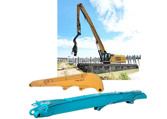 Q355B / Q690D Hydraulic Excavator Pile Driver Boom With 19m Piling Height