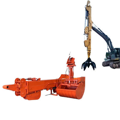 3 Section Telescopic Dipper Arm With Strong BS900E Welding For Deep Excavation