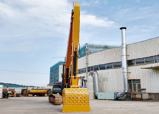 Q690D Excavator Long Reach Boom With Bucket Cylinder For Unload Sand