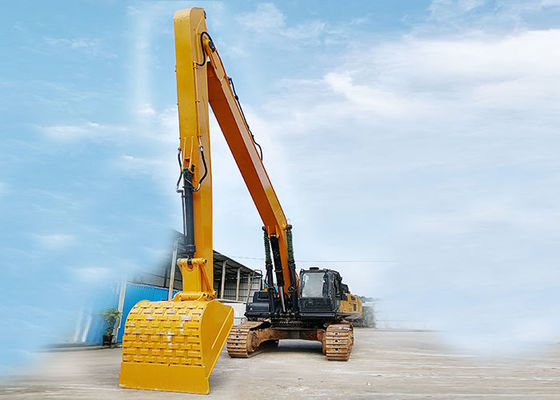 Q690D Excavator Long Reach Boom With Bucket Cylinder For Unload Sand