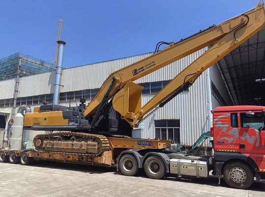 18m Long Reach Excavator Boom Heavy Equipment Long Arm For Cleaning Riverbed