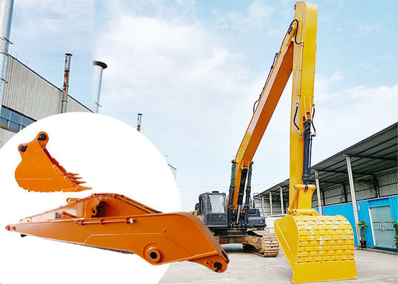 Customized Color Excavator Long Reach Boom 24m For Dredging Or Digging Sand