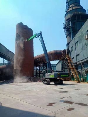 Custom Long Reach Hydraulic Boom Arm For High Reach Demolition Excavator