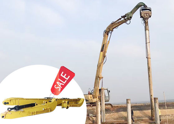 Customized 20ton-55ton Excavator Pile Driver Arm 11m 12m