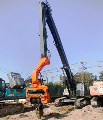 Excavator long reach Vibrating Pile Driving Arm For Construction Piling Solutions