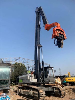 Customized Color Excavator Pile Driving Boom Arm With Hammer Auger Attachment