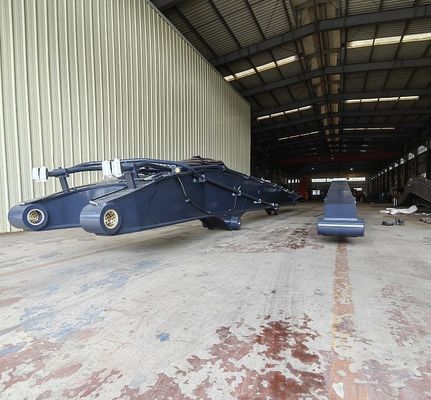 Customized Color Excavator Pile Driving Boom Arm With Hammer Auger Attachment
