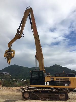 Heavy-duty 13.5-18m Excavator Piling Arm Boom for 30-50 Ton Excavator Sheet Pile Driving Attachment Q355B Q690D Customized