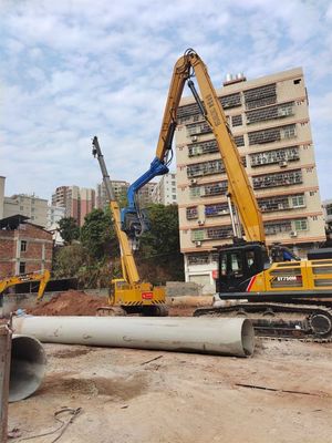 20-85ton Excavator Long Reach Hydraulic Piling Arm for Deep Foundation Drilling