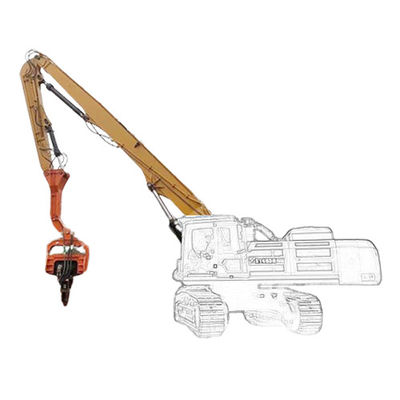 20-85ton Excavator Long Reach Hydraulic Piling Arm for Deep Foundation Drilling