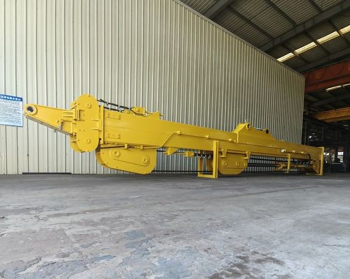Long Reach Telescopic Boom For Excavator , Construction Sites Metal Telescopic Arm